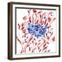 Red White and Blue 2-Irina Trzaskos Studio-Framed Giclee Print