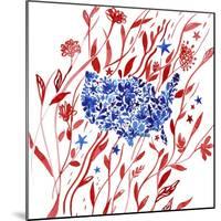 Red White and Blue 2-Irina Trzaskos Studio-Mounted Giclee Print