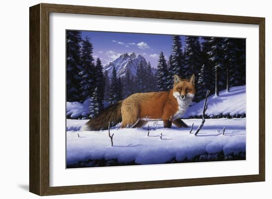 Red, White and Blue-R.W. Hedge-Framed Giclee Print