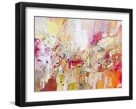 Red, White & Gold I-Jennifer Gardner-Framed Art Print