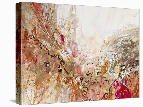 Red, White & Gold II-Jennifer Gardner-Stretched Canvas