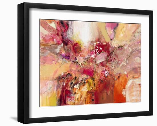 Red, White & Gold IV-Jennifer Gardner-Framed Art Print