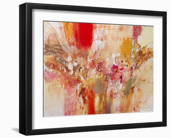 Red, White & Gold V-Jennifer Gardner-Framed Art Print