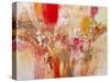 Red, White & Gold V-Jennifer Gardner-Stretched Canvas