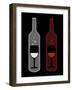 Red & White Wine-darrenwhi-Framed Art Print