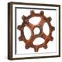 Red Wide Tooth Gear-Retroplanet-Framed Giclee Print