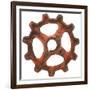 Red Wide Tooth Gear-Retroplanet-Framed Giclee Print