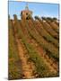 Red Willow Vineyard with Stone Chapel, Yakima County, Washington, USA-Jamie & Judy Wild-Mounted Photographic Print