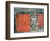 Red Window and Door, St. Kitts, Caribbean-David Herbig-Framed Photographic Print