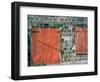 Red Window and Door, St. Kitts, Caribbean-David Herbig-Framed Photographic Print