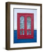 Red Window, Danube Delta, Romania-Russell Young-Framed Photographic Print