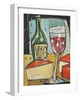 Red Wine and Cheese-Tim Nyberg-Framed Giclee Print