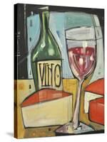 Red Wine and Cheese-Tim Nyberg-Stretched Canvas