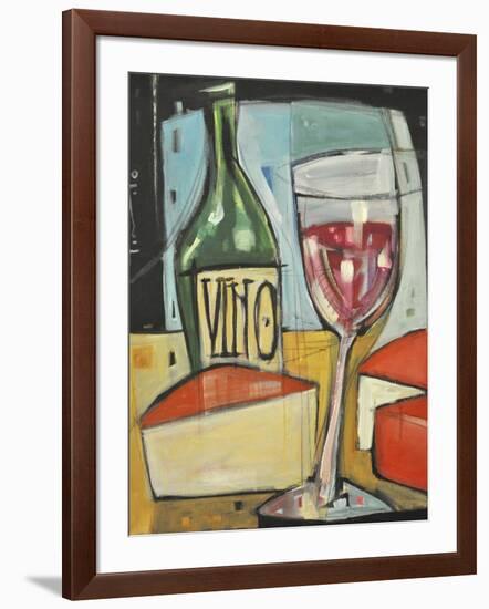 Red Wine and Cheese-Tim Nyberg-Framed Giclee Print