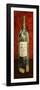 Red Wine and Cork II (Red Background)-Lanie Loreth-Framed Premium Giclee Print