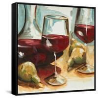 Red Wine and Pears-Heather A. French-Roussia-Framed Stretched Canvas