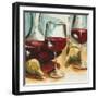 Red Wine and Pears-Heather A. French-Roussia-Framed Art Print