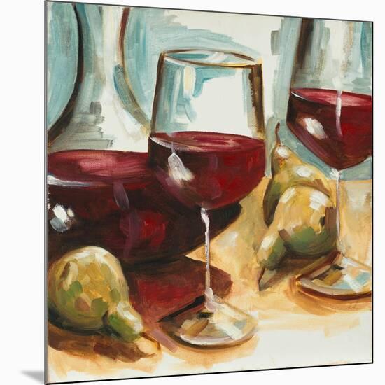 Red Wine and Pears-Heather A. French-Roussia-Mounted Art Print