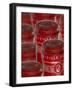 Red Wine Bottle Caps-Steven Morris-Framed Photographic Print