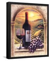 Red Wine (Drawing)-null-Framed Mini Poster