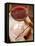Red Wine Glass with Corkscrew and Cork-Dirk Pieters-Framed Stretched Canvas