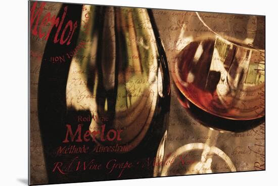 Red Wine Grape-Teo Tarras-Mounted Giclee Print