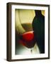 Red Wine in Bottle and Glass-Ulrike Koeb-Framed Photographic Print