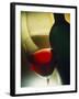 Red Wine in Bottle and Glass-Ulrike Koeb-Framed Photographic Print