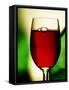 Red Wine in Glass-Vladimir Shulevsky-Framed Stretched Canvas