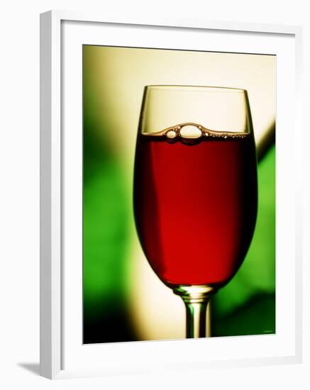 Red Wine in Glass-Vladimir Shulevsky-Framed Photographic Print