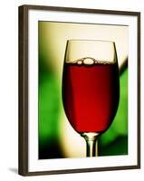 Red Wine in Glass-Vladimir Shulevsky-Framed Photographic Print