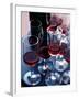 Red Wine in Several Glasses-Steve Baxter-Framed Photographic Print