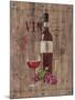 Red Wine on Reclaimed Wood-Anastasia Ricci-Mounted Art Print