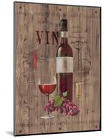 Red Wine on Reclaimed Wood-Anastasia Ricci-Mounted Art Print