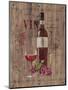 Red Wine on Reclaimed Wood-Anastasia Ricci-Mounted Art Print