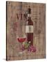 Red Wine on Reclaimed Wood-Anastasia Ricci-Stretched Canvas