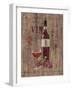 Red Wine on Reclaimed Wood-Anastasia Ricci-Framed Art Print