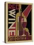 Red Wine Poster-Anderson Design Group-Stretched Canvas