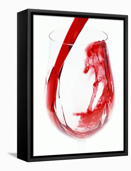 Red Wine Pouring-Steve Baxter-Framed Stretched Canvas
