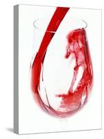 Red Wine Pouring-Steve Baxter-Stretched Canvas