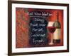 Red Wine Selection-Will Rafuse-Framed Art Print