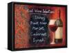 Red Wine Selection-Will Rafuse-Framed Stretched Canvas