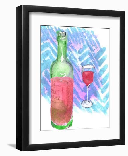 Red Wine-Anna Platts-Framed Premium Giclee Print
