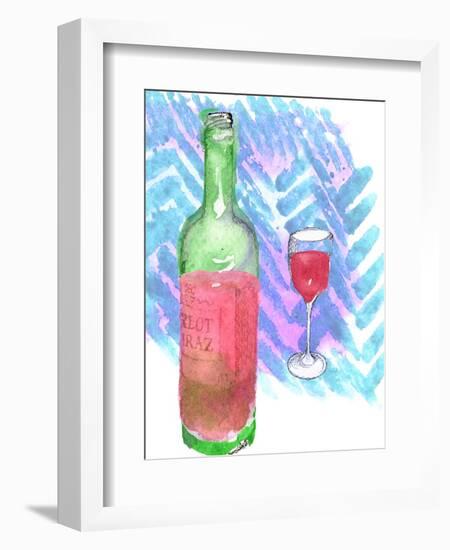 Red Wine-Anna Platts-Framed Giclee Print