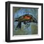 Red Wing Blackbird No. 1-John Golden-Framed Giclee Print