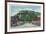 Red Wing, Minnesota - Main Street View of Mt. La Grange-Lantern Press-Framed Art Print