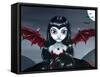 Red Winged Fairy-Jasmine Becket-Griffith-Framed Stretched Canvas