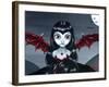 Red Winged Fairy-Jasmine Becket-Griffith-Framed Art Print