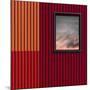 Red with a touch of sky-Luc Vangindertael (laGrange)-Mounted Photographic Print