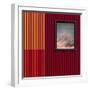 Red with a touch of sky-Luc Vangindertael (laGrange)-Framed Photographic Print